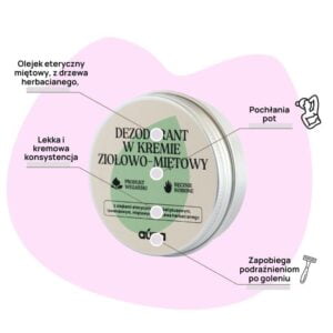 Auna dezodorant w kremie ziolowo mietowy 2