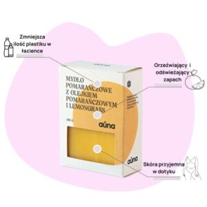 Auna mydlo pomaranczowe z olejkiem pomaranczowym i lemongrass 2
