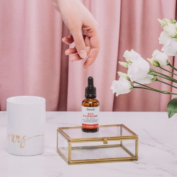 iossi – delikatny olejek do pielęgnacji twarzy czerwone maliny 30ml