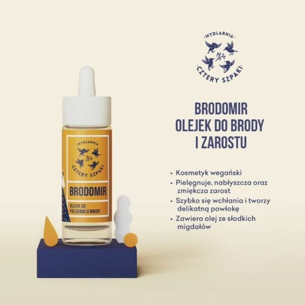 4 szpaki brodomir olejek do bnrody i zarostu 30ml 2