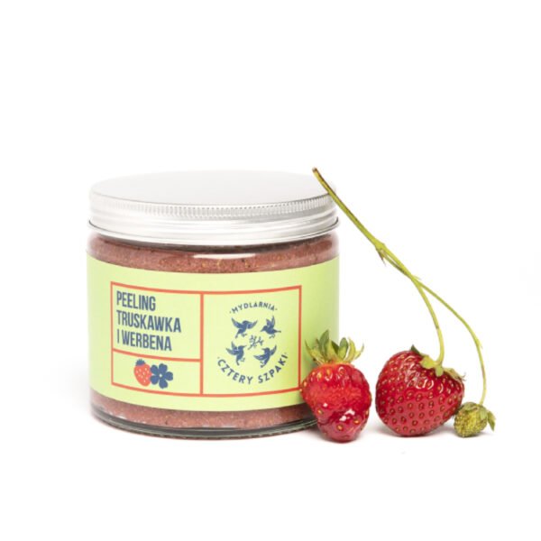 4 szpaki – peeling truskawka i werbena 250ml