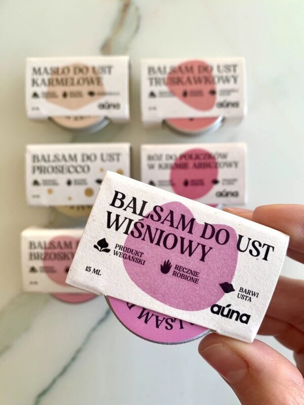 Auna balsam do ust wisniowy 3