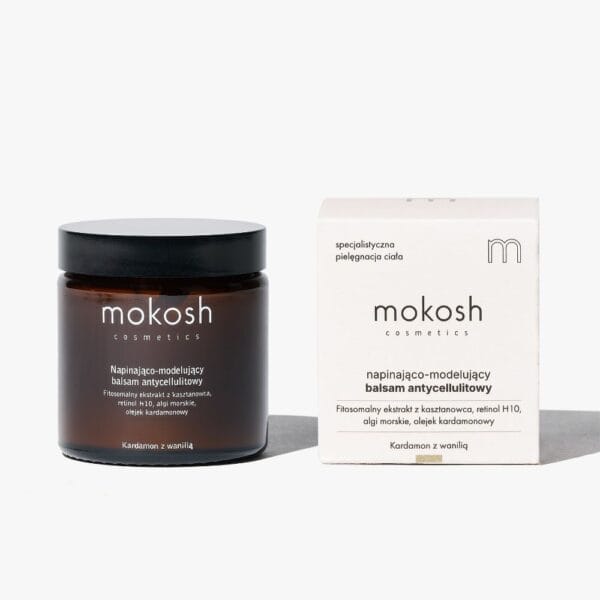Mokosh napinajaco modelujacy balsam antycellulitowy kardamon z wanilia 120ml