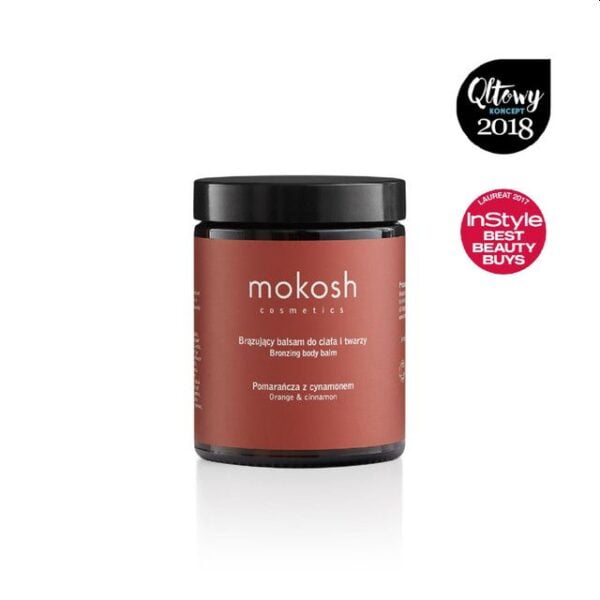 mokosh – brązujący balsam do ciała i twarzy pomarańcza z cynamonem 180ml