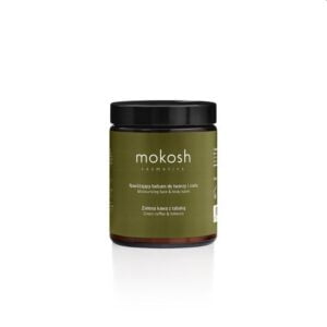 mokosh – nawilżający balsam do twarzy i ciała zielona kawa z tabaką 180ml