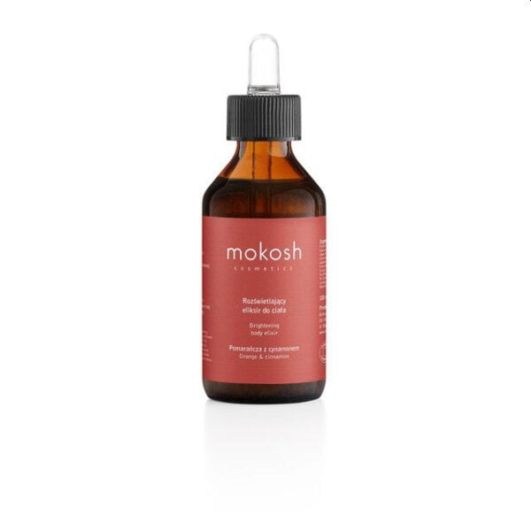 mokosh – rozświetlający eliksir do ciała pomarańcza z cynamonem 100ml
