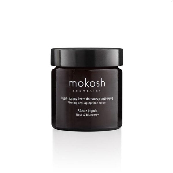 mokosh – ujędrniający krem do twarzy anti-aging róża z jagodą 60ml