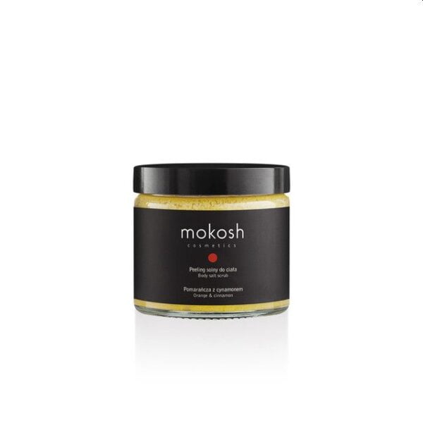 mokosh – peeling solny do ciała pomarańcza z cynamonem 300g