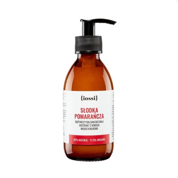 iossi – odżywczy balsam do ciała słodka pomarańcza 200ml