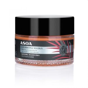 asoa – gotowa maska do twarzy czerwona glinka 50ml