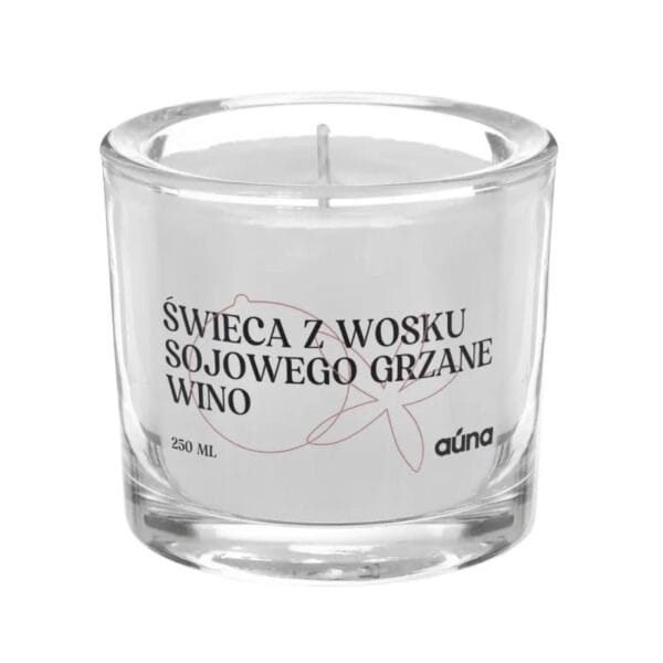 auna swieca sojowa grzane wino 250ml