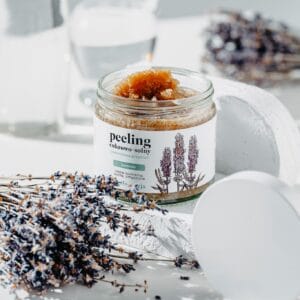 mydlo stacja peeling do ciala lawendowa przystan