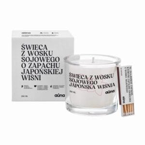 auna swieca sojowa japonska wisnia 250ml 2