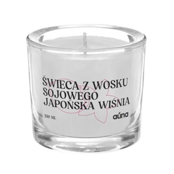 auna swieca sojowa japonska wisnia 250ml