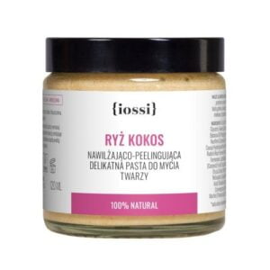 Iossi pasta do mycia twarzy z delikatnym peelingiem ryz i kokos 1