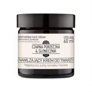 czarna porzeczka i słonecznik – nawilżający krem do twarzy cera sucha, normalna i mieszana 60ml