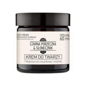 czarna porzeczka i słonecznik – krem do twarzy cera naczynkowa i wrażliwa 60ml