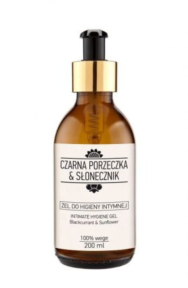 czarna porzeczka i słonecznik – żel do higieny intymnej 200ml