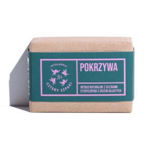 4 szpaki – mydło pokrzywa z olejkami eterycznymi z drzew iglastych 110g