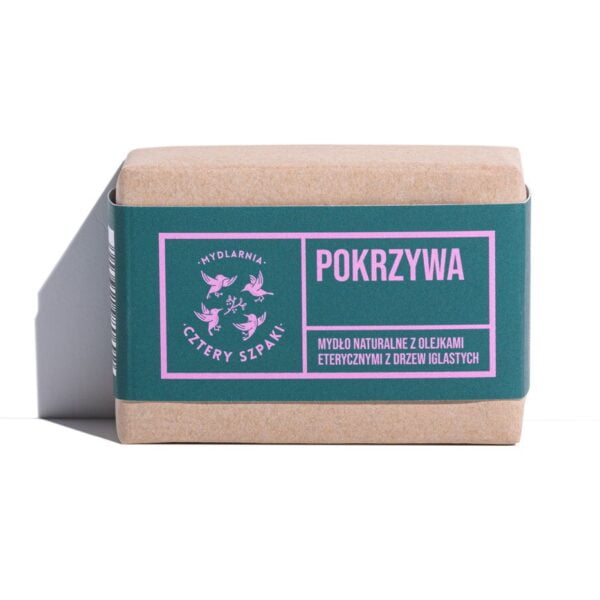 4 szpaki – mydło pokrzywa z olejkami eterycznymi z drzew iglastych 110g