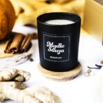 mydło stacja – sojowa świeca pikantne latte 210ml