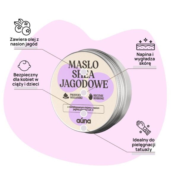 auna maslo shea jagodowe 60ml 3