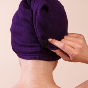 Anwen turban dry it up fiolet 2