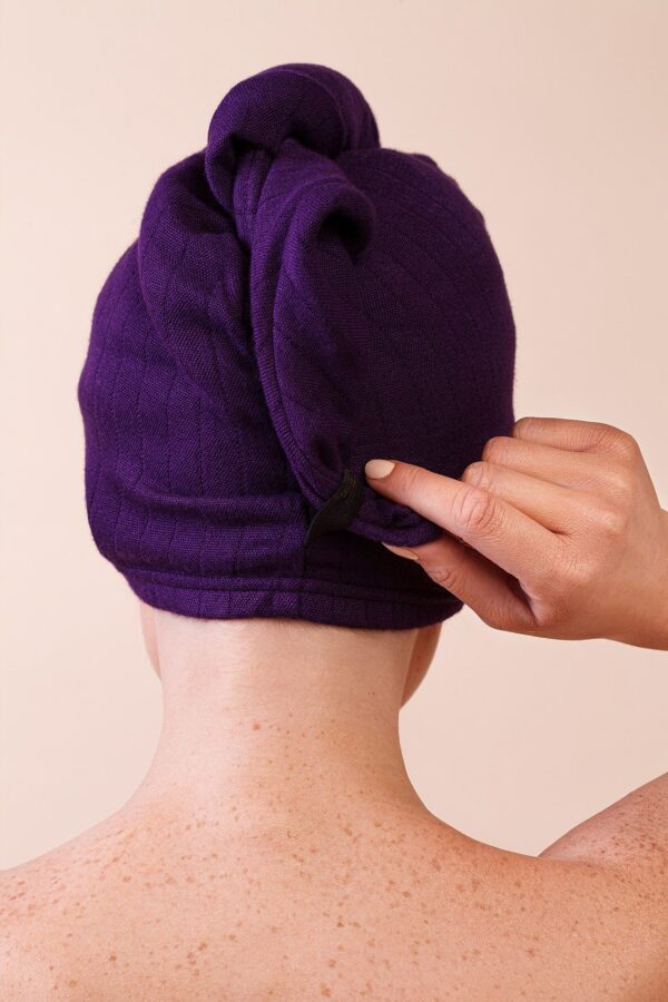 Anwen turban dry it up fiolet 2