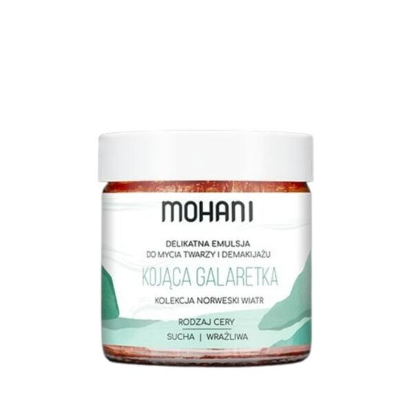 Mohani delikatna emulsja do mycia i demakijazu twarzy kojaca galaretka 60ml 1