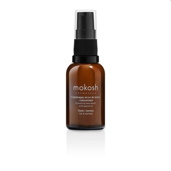 Mokosh wygladzajace serum do twarzy z bakuchiolem Owies i bambus