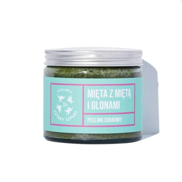 mydlarnia cztery szpaki peeling mieta z mieta i glonami 1