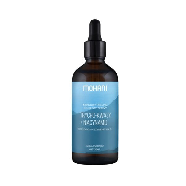 Mohani kwasowy peeling do skory glowy trycho kwasy niacynamid 1