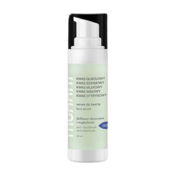 Mohani regenerujaco zluszczajace serum do twarzy 5 kwasow aha 30ml