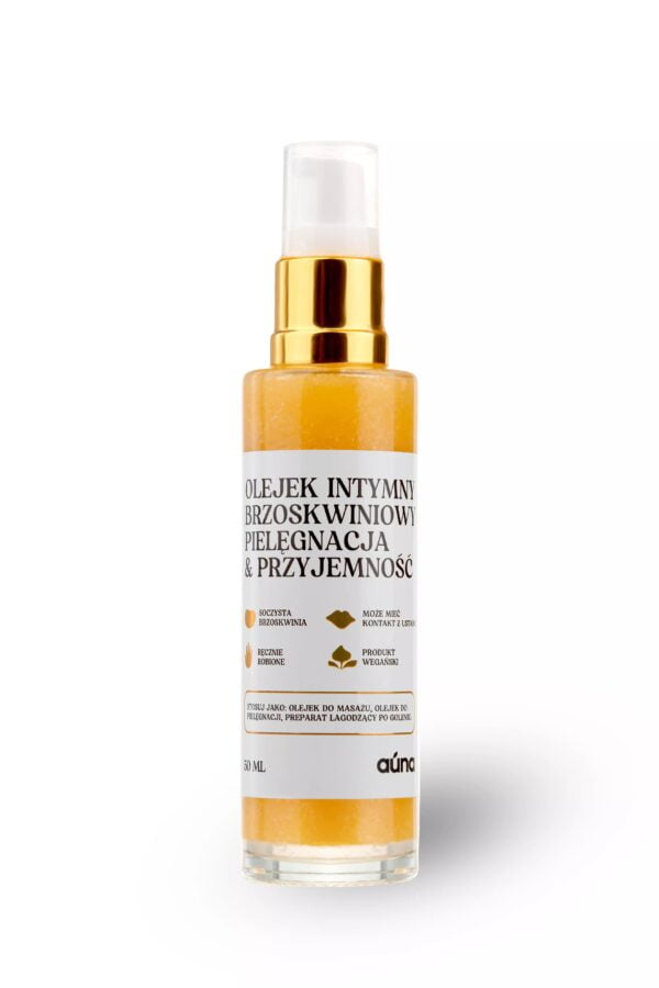 Auna olejek intymny soczysta brzoskiwnia pielegnacja i przyjemnosc 50ml 1