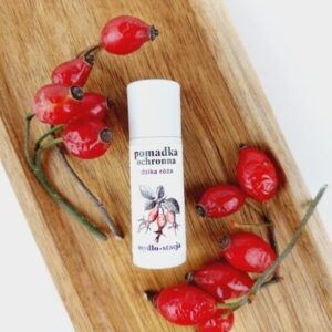 Mydlostacja pomadka do ust dzika roza 11ml 2