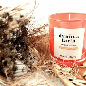 Mydlostacja swieca sojowa dyniowa tarta 180g 2