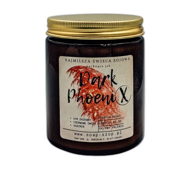 Soap szop swieca sojowa dark phoenix 1