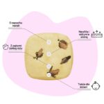 Auna kostka do kapieli o zapachu neroli z pakami zoltej rozy 2