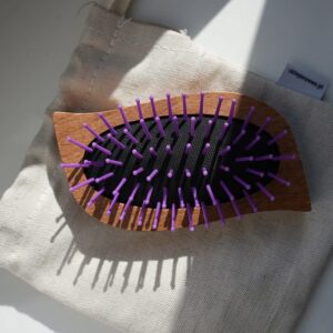 Anwen mini drewniana szczotka do wlosow travel hair brush 2