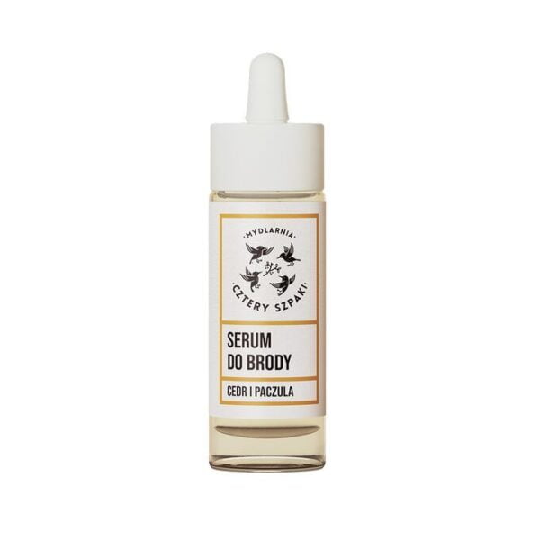 4 szpaki serum do brody cedr i paczula 30ml
