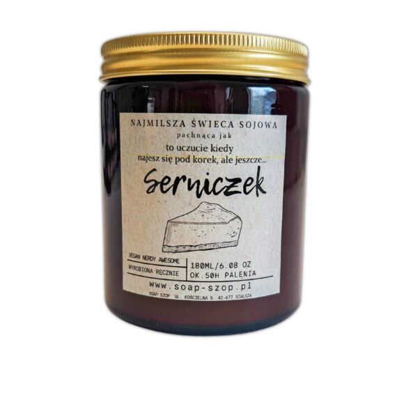 Soap szop swieca sojowa serniczek