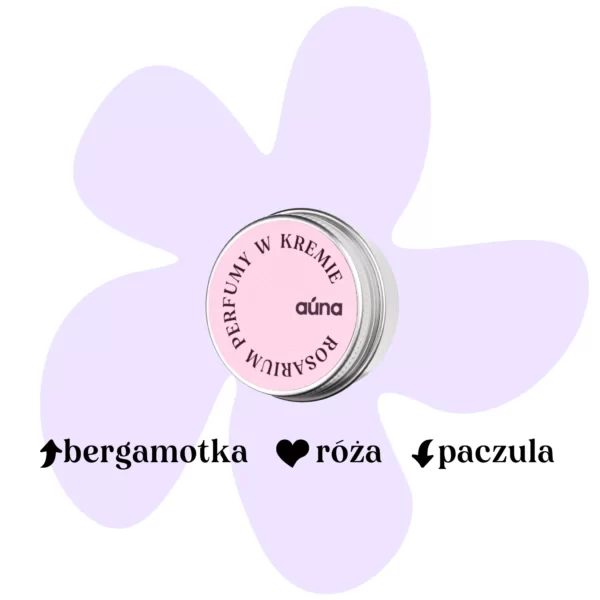 auna perfumy w kremie naturalne VEGAN