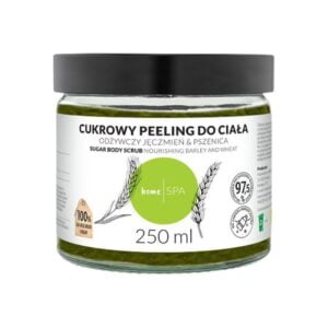 home spa cukrowy peeling do ciala odzywczy jeczmien i pszenica