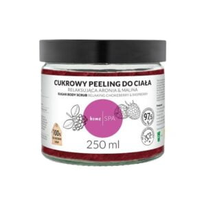 40 home spa cukrowy peeling do ciala relaksujaca aronia i malina