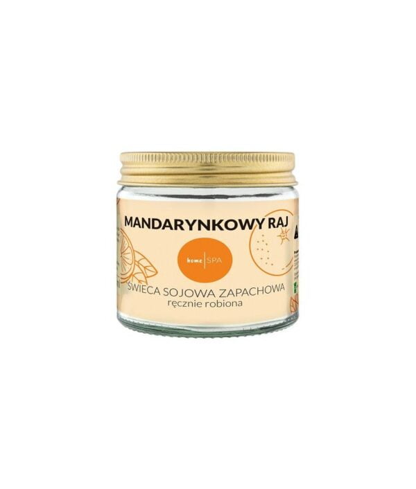 home spa swieca sojowa mandarynkowy raj