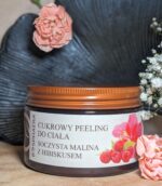 Bosphaera cukrowy peeling do ciala malina z hibiskusem 2