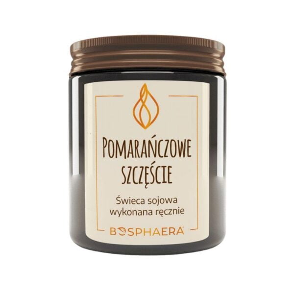 Bosphaera swieca sojowa pomaranczowe szczescie