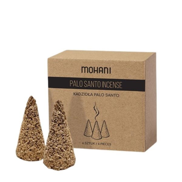 Mohani naturalne stozki zapachowe palo santo 6 sztuk