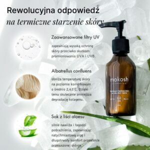 Mokosh nawilzajaco lagodzacy lotion do ciala dloni i twarzy spf 30 100ml 2