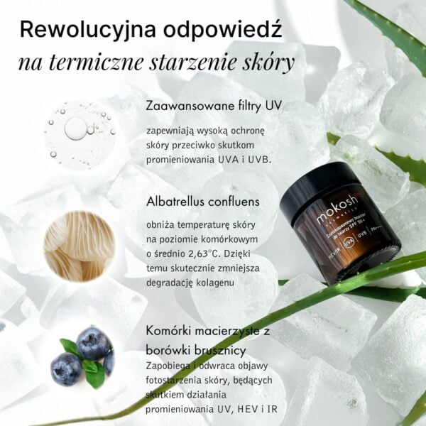 Mokosh szerokopasmowy booster do twarzy spf 50 2